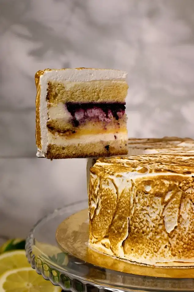 Торт «Черника-лимон» фото 2